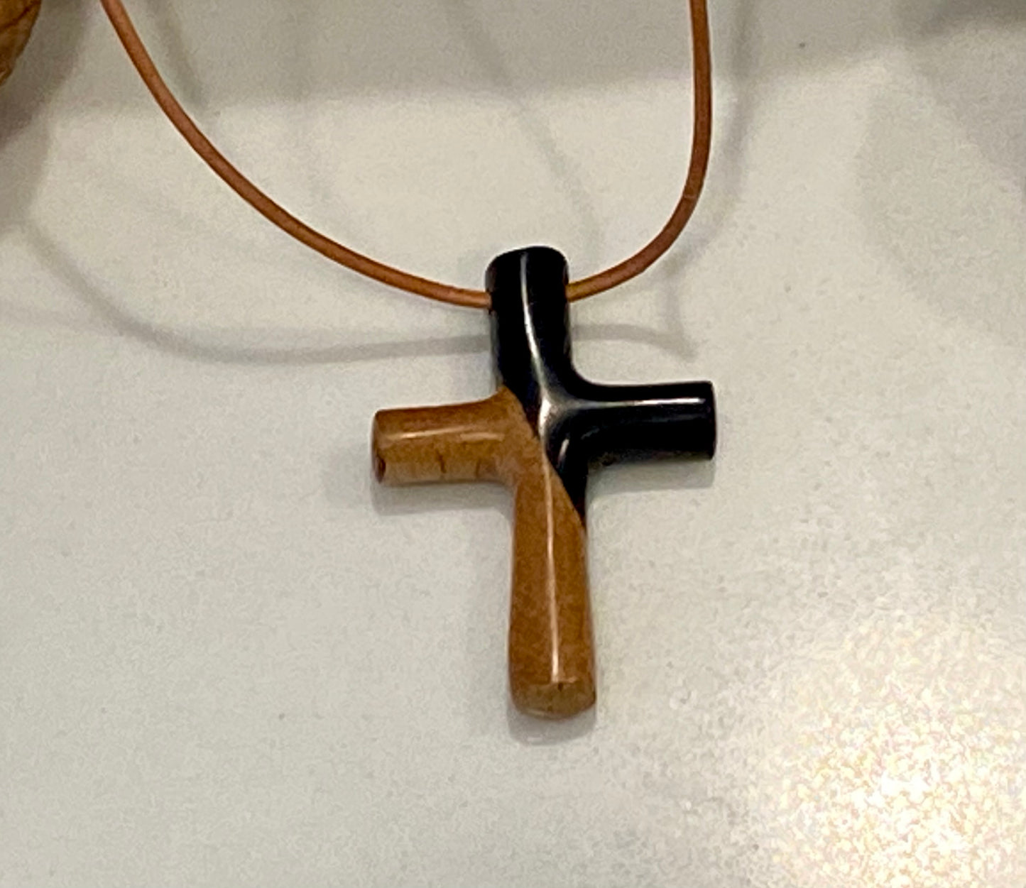 Ebony Cross Necklace #6