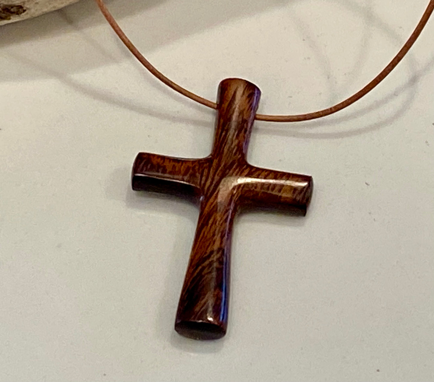 Ironwood Cross Necklace #4