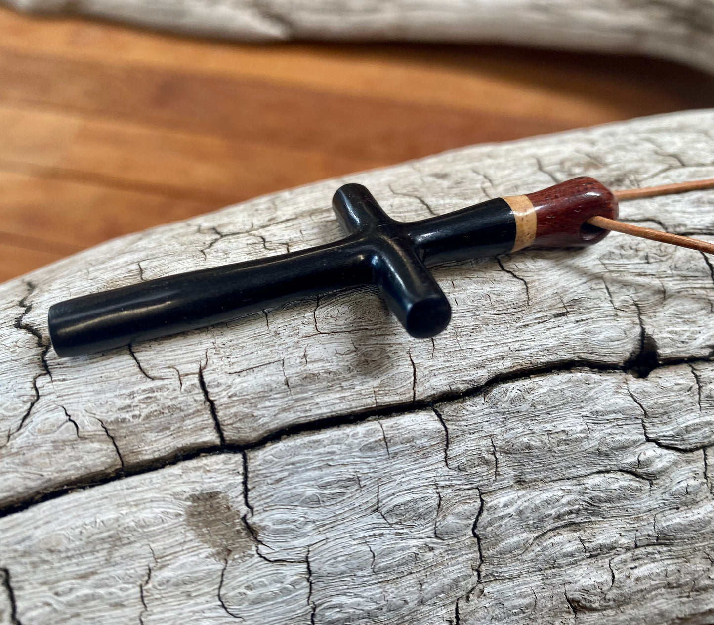 Ebony Cross Necklace 1