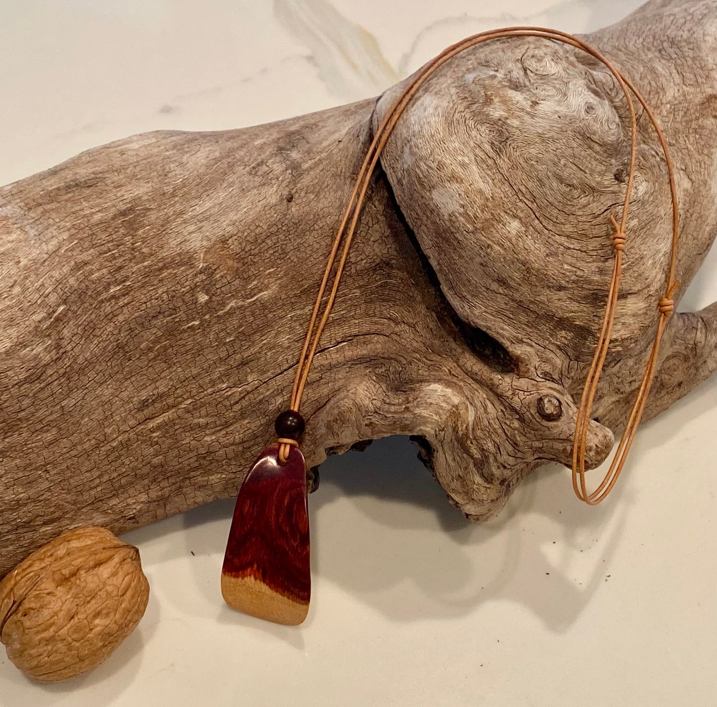 Purple Heart Worry Pendant