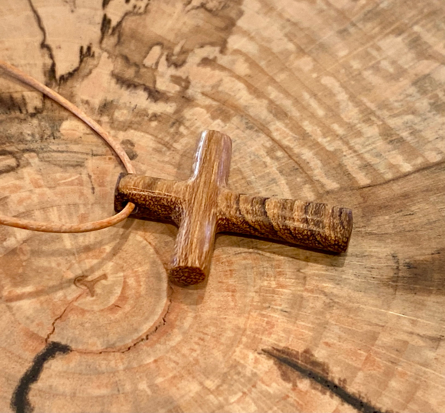 Bocote Cross Necklace #4