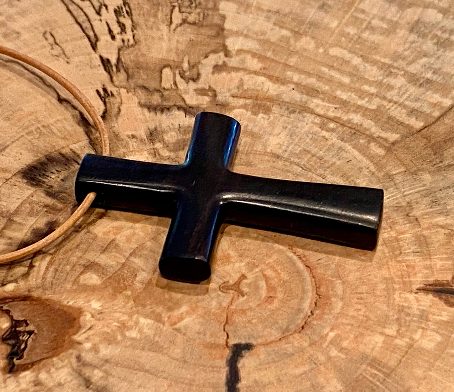 Ebony Cross Necklace #8