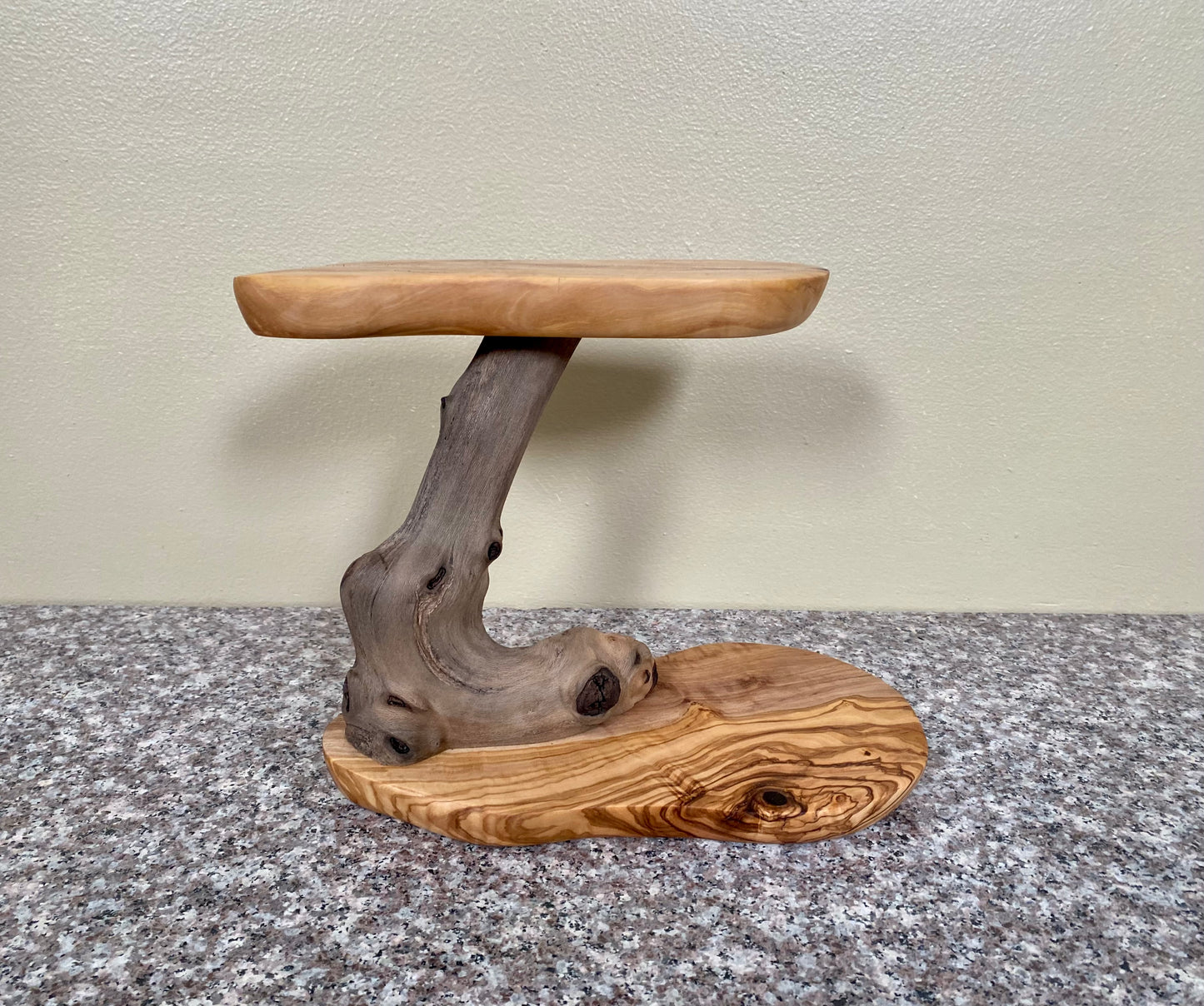 Olive Wood Display Stand 1