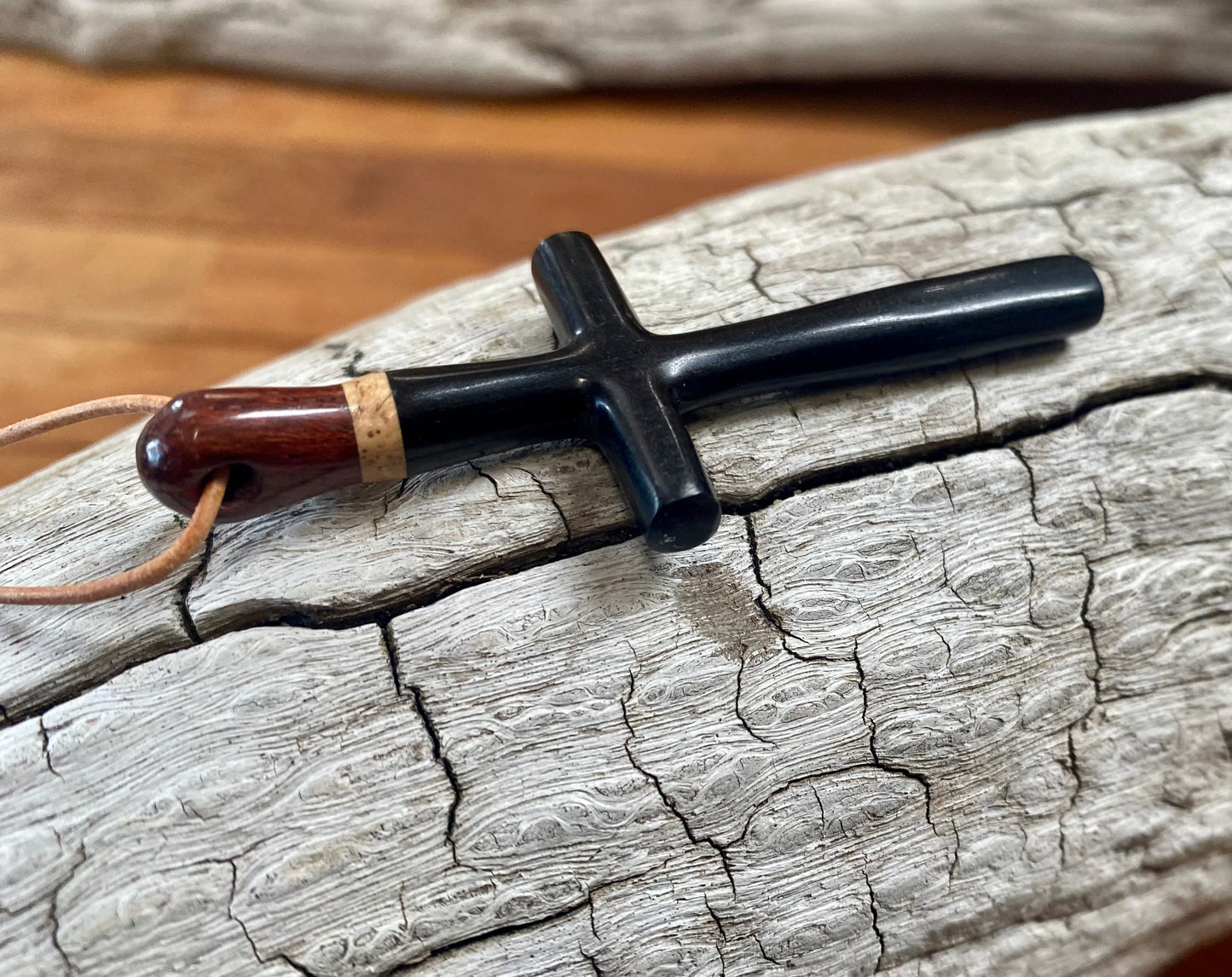 Ebony Cross Necklace 1
