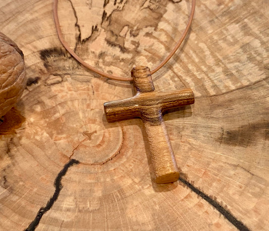 Bocote Cross Necklace #2