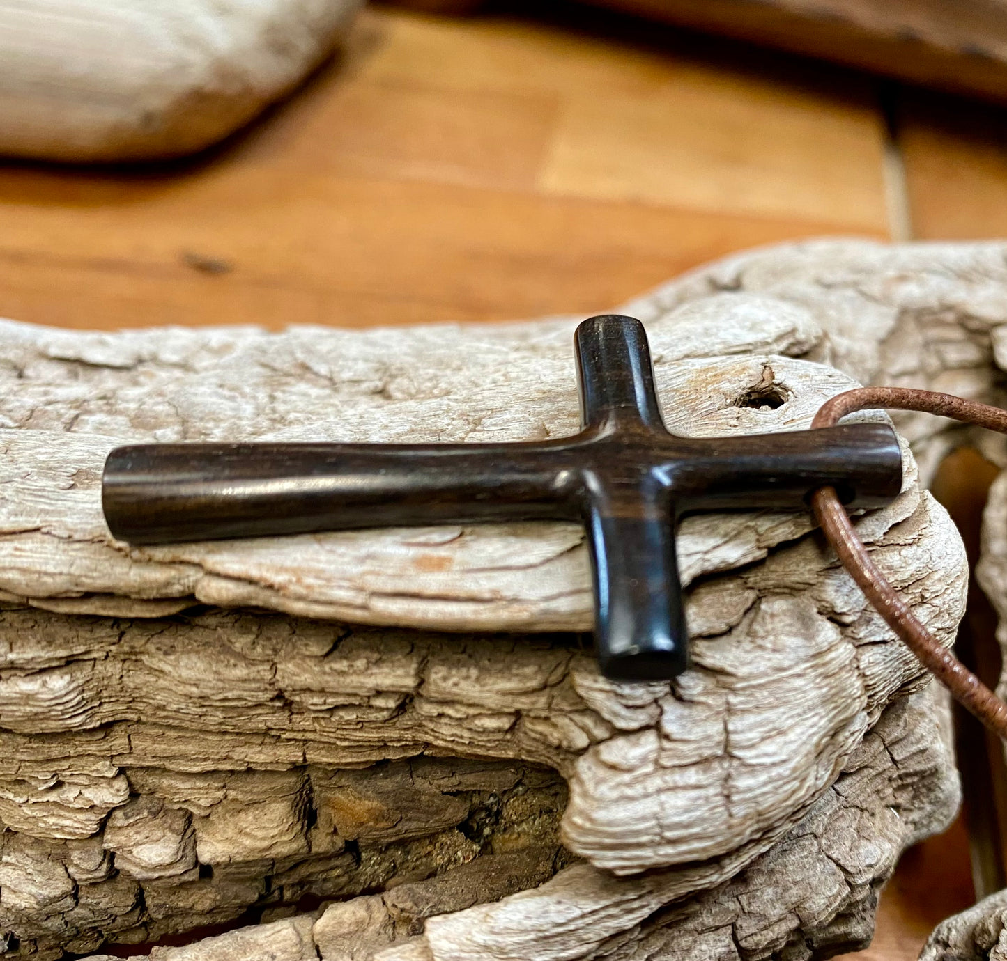 Wood Cross Ebony #2