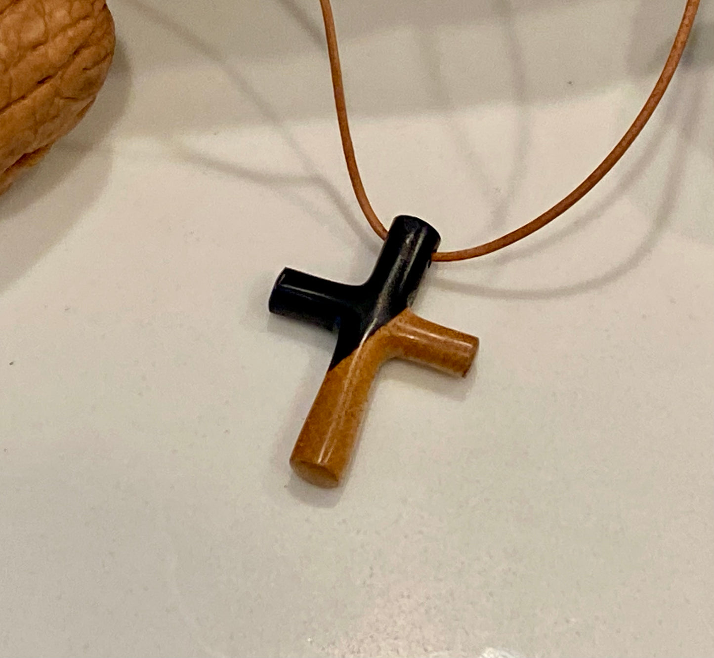 Ebony Cross Necklace #6