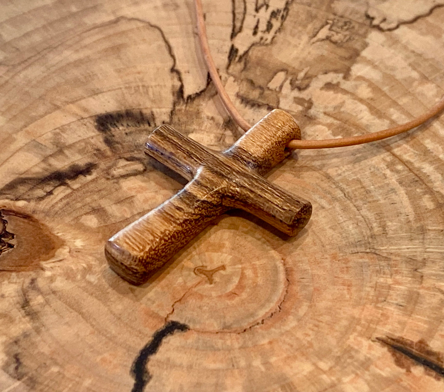 Bocote Cross Necklace #3
