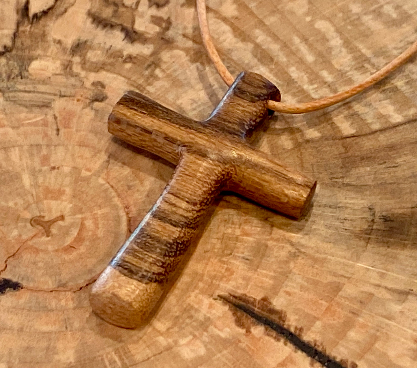 Bocote Cross Necklace #1