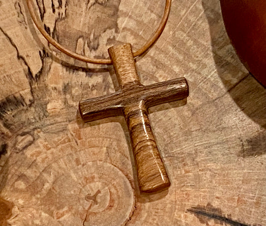 Bocote Cross Necklace #7