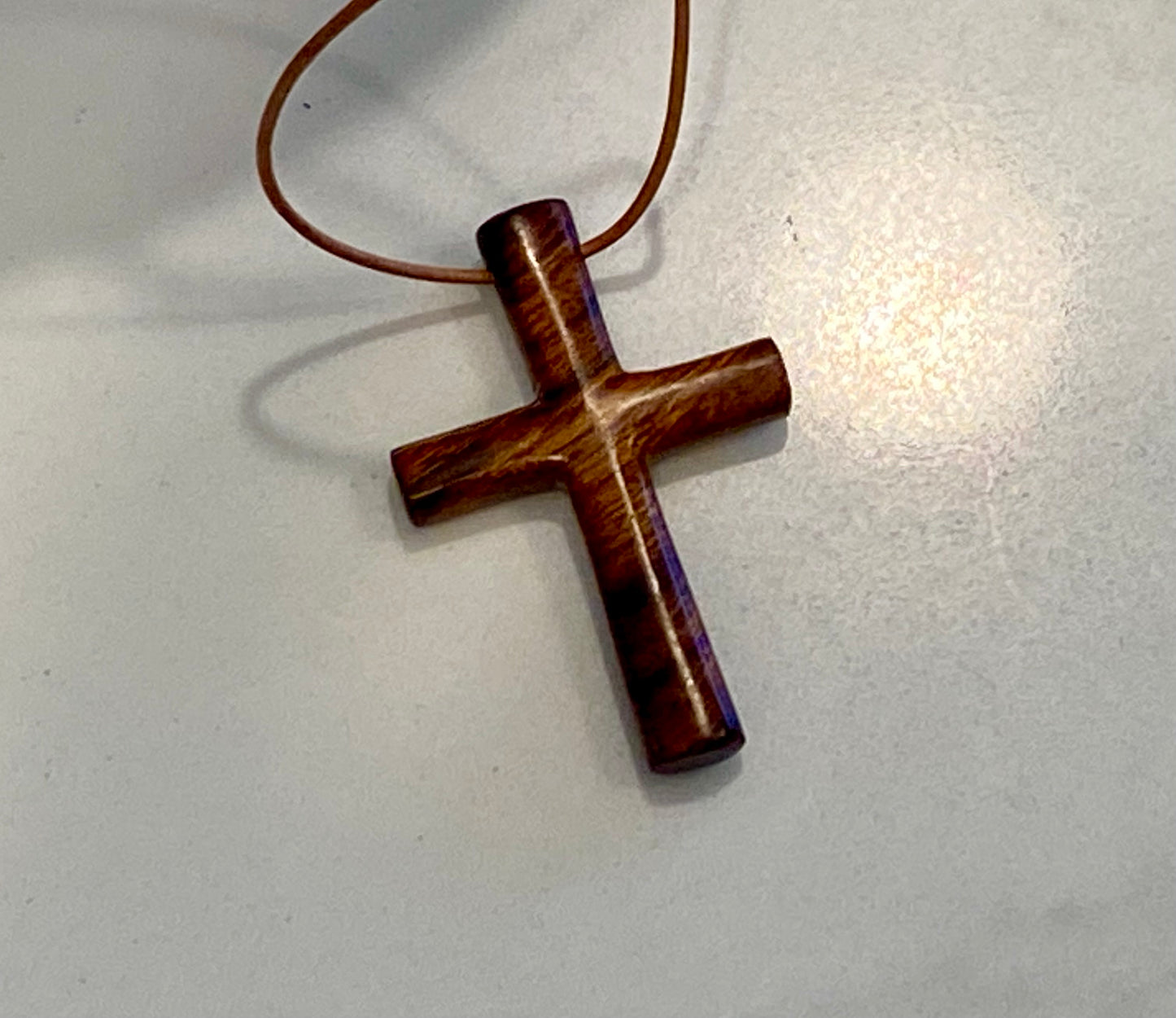 Ironwood Cross Necklace #5