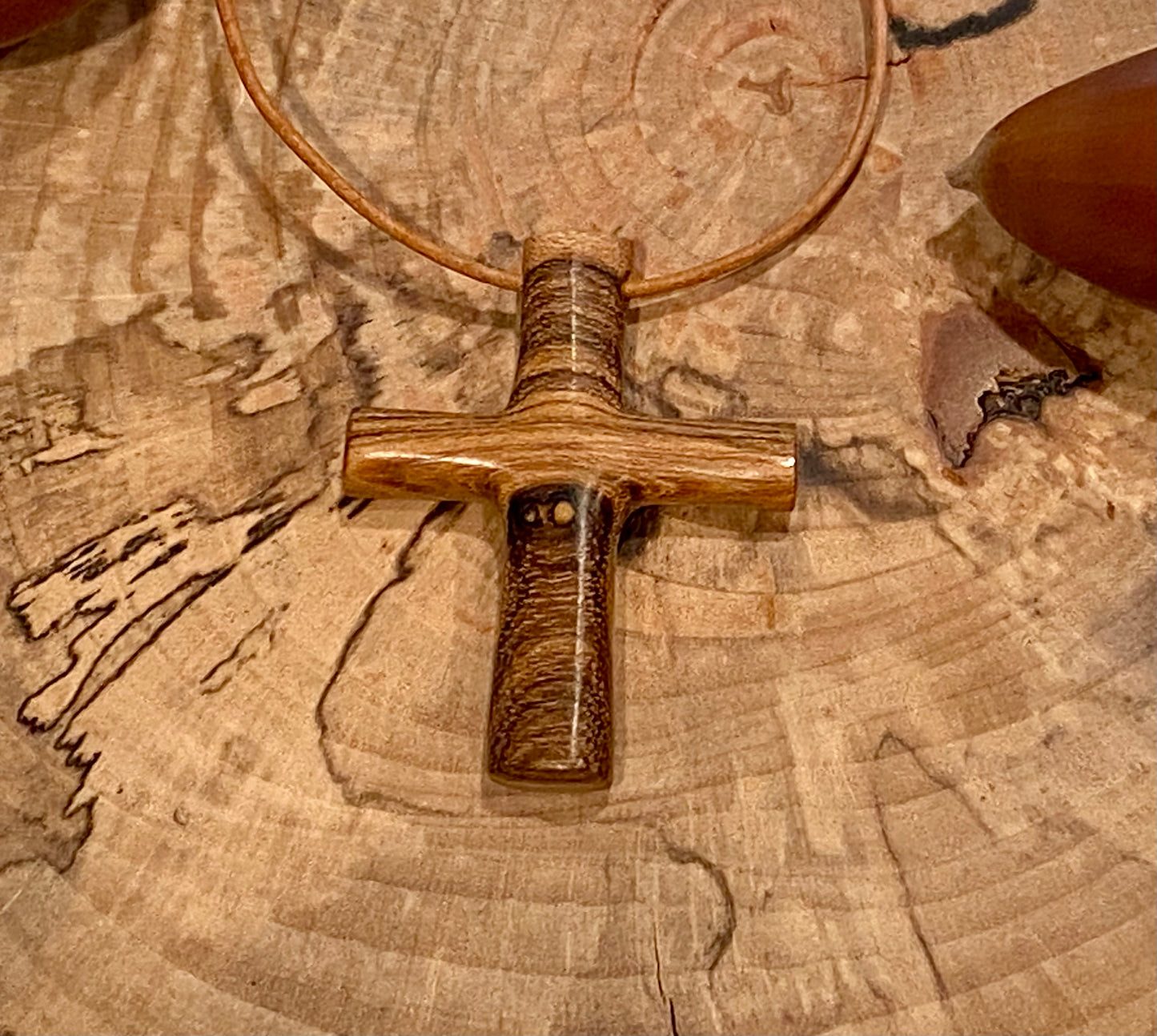 Bocote Cross Necklace #5