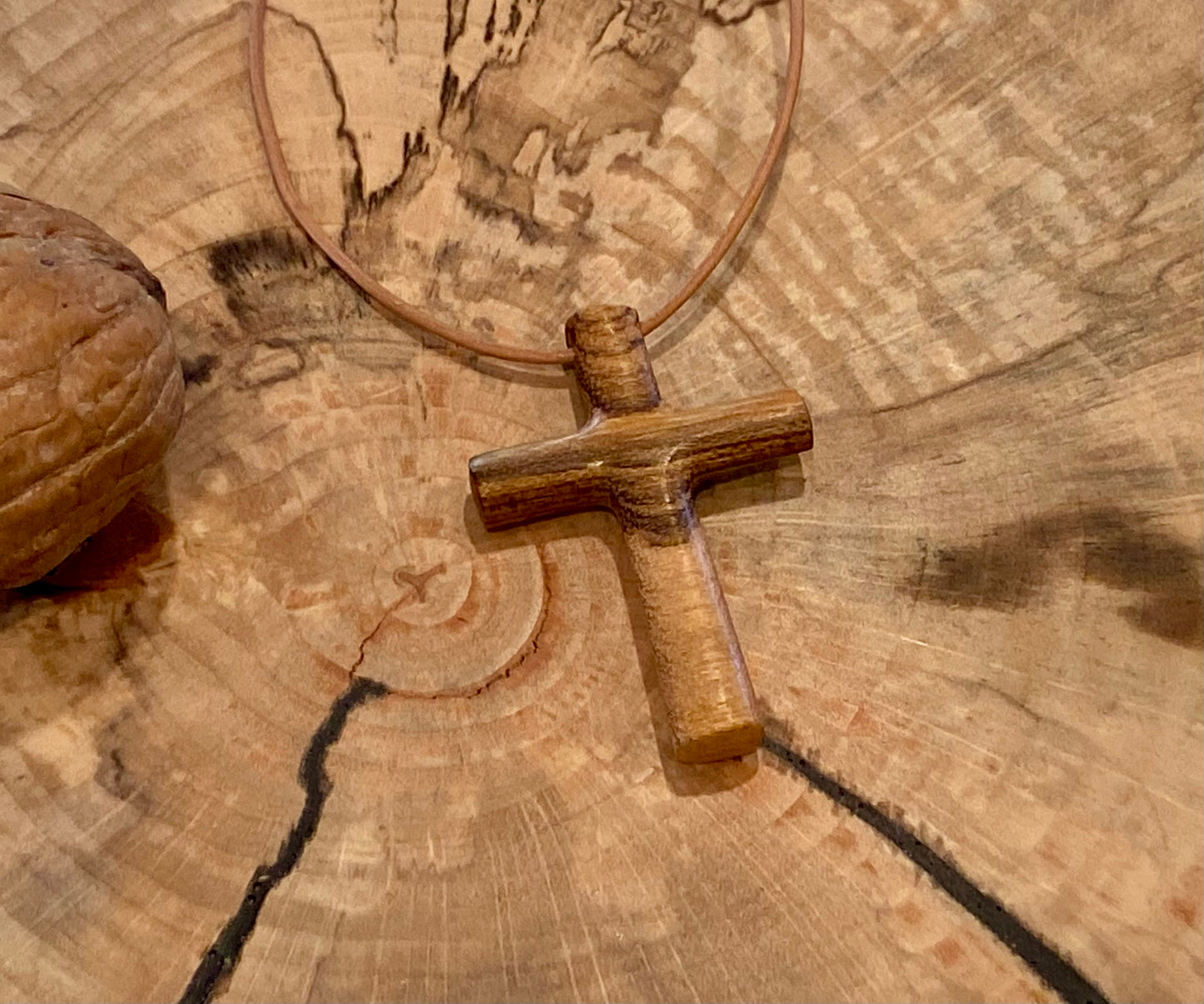 Bocote Cross Necklace #2