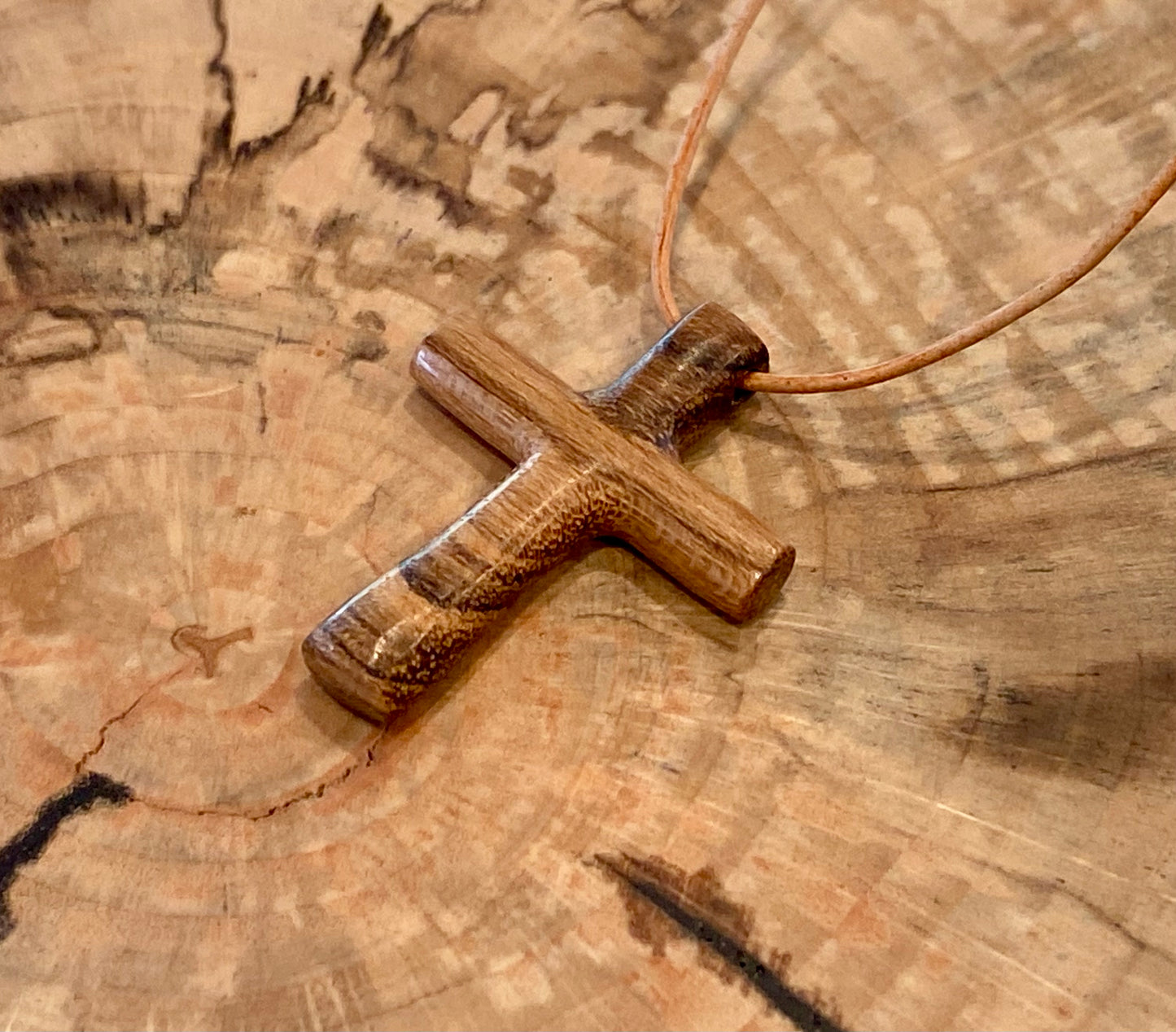 Bocote Cross Necklace #4