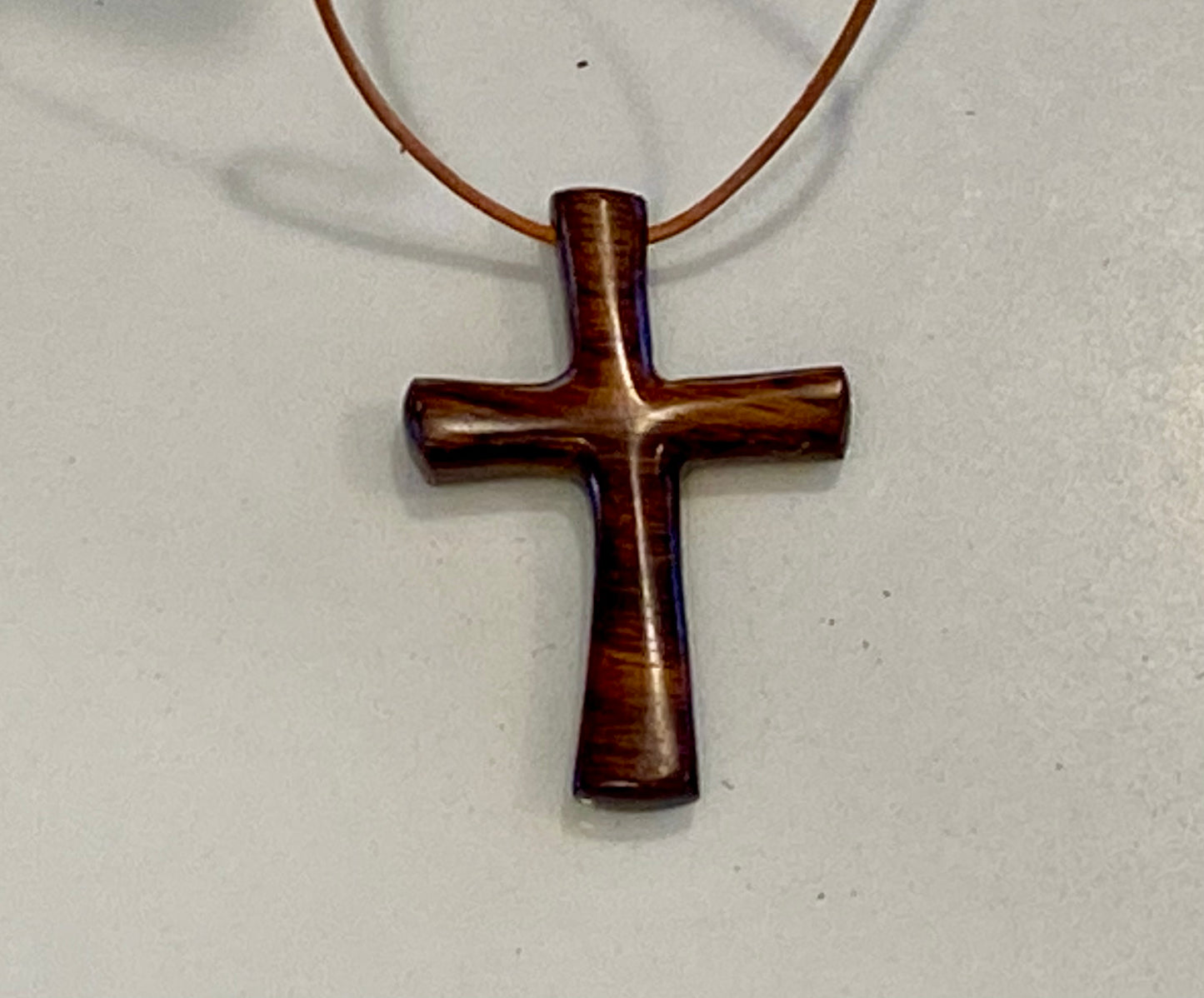 Ironwood Cross Necklace #2