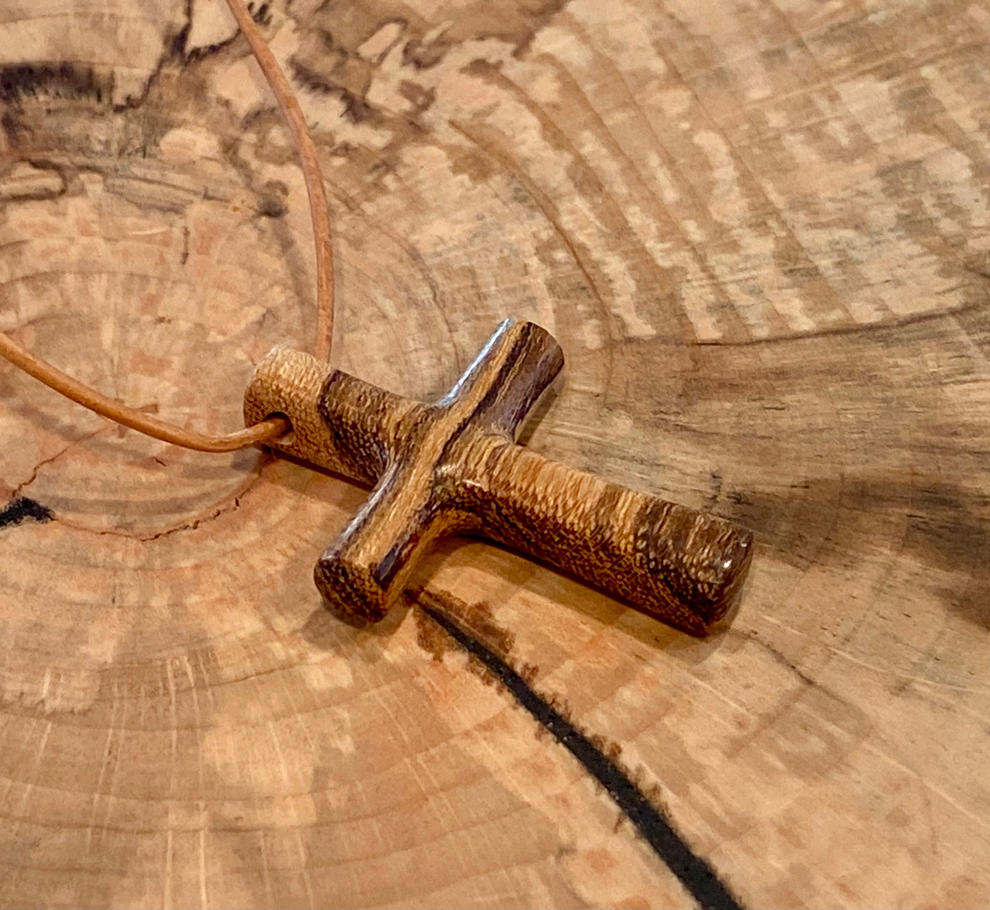 Bocote Cross Necklace #3