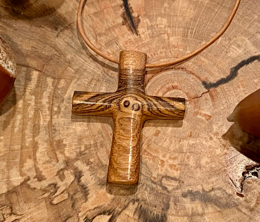 Bocote Cross Necklace #5