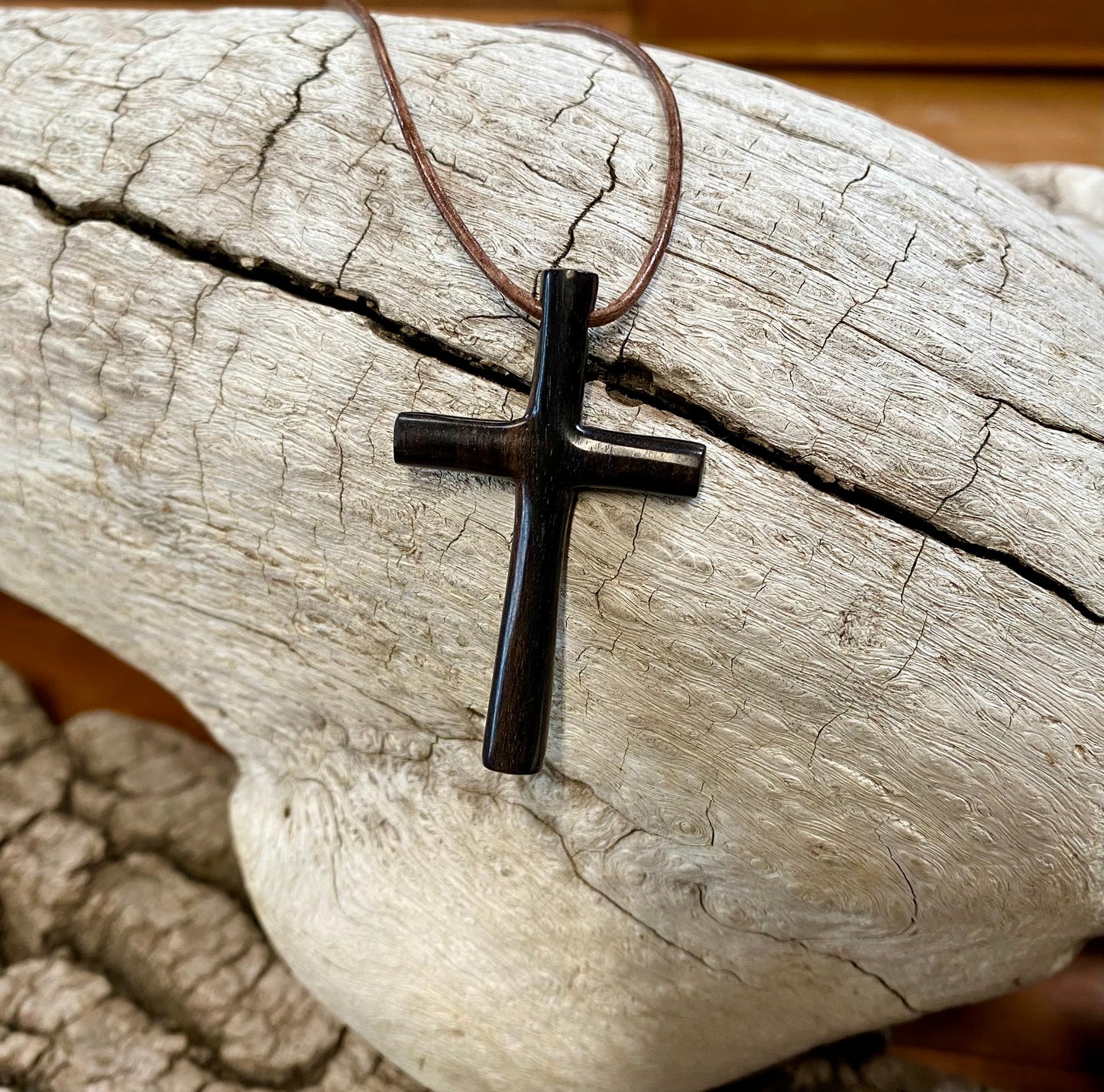 Wood Cross Ebony #2