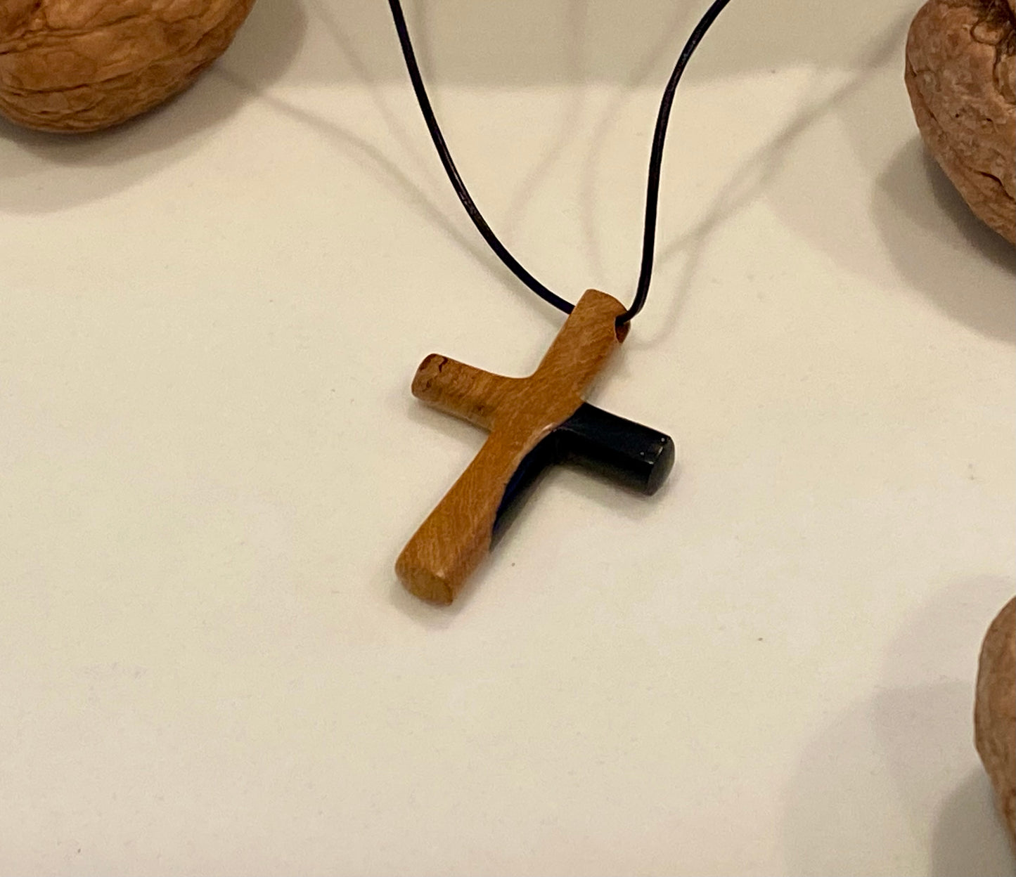 Ebony Cross Necklace #5