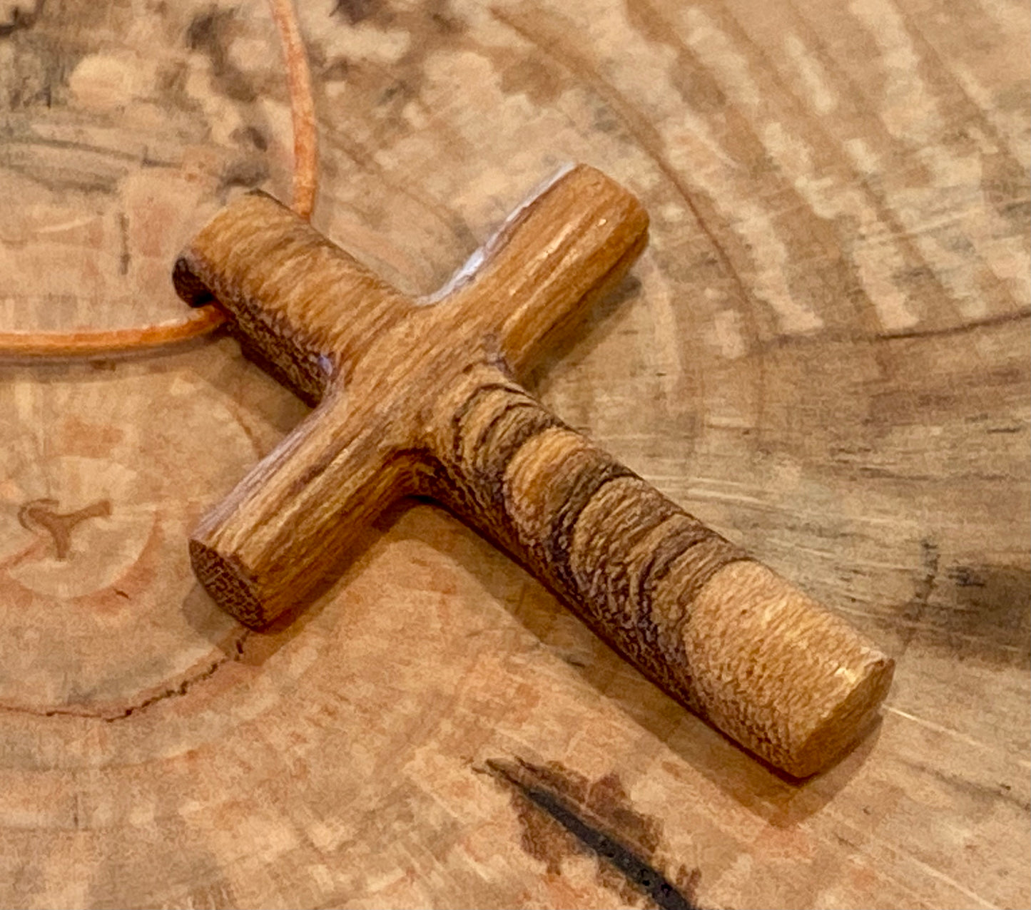 Bocote Cross Necklace #1