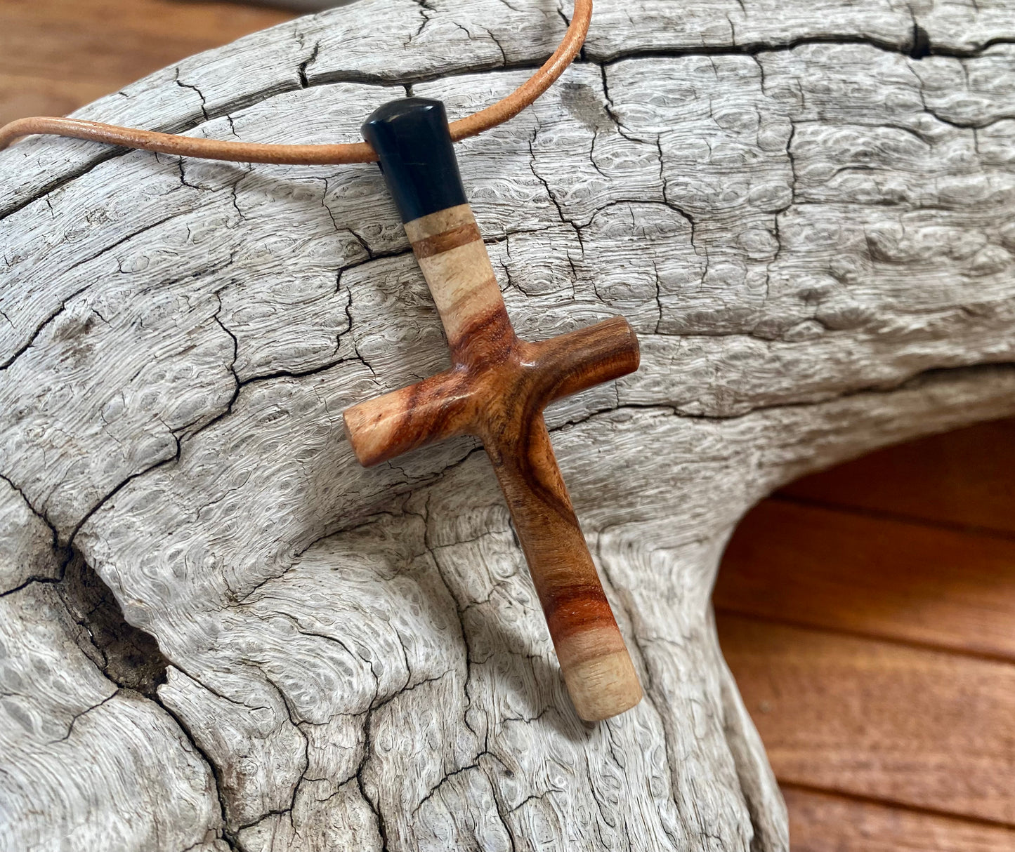 Carob Wood Cross