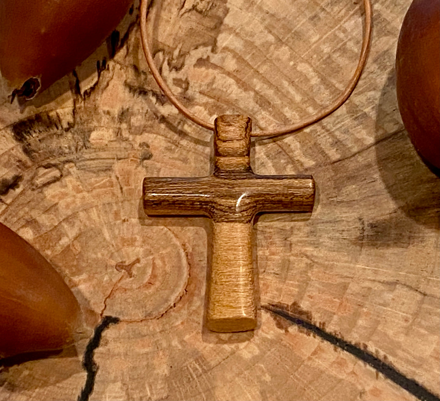 Bocote Cross Necklace #6