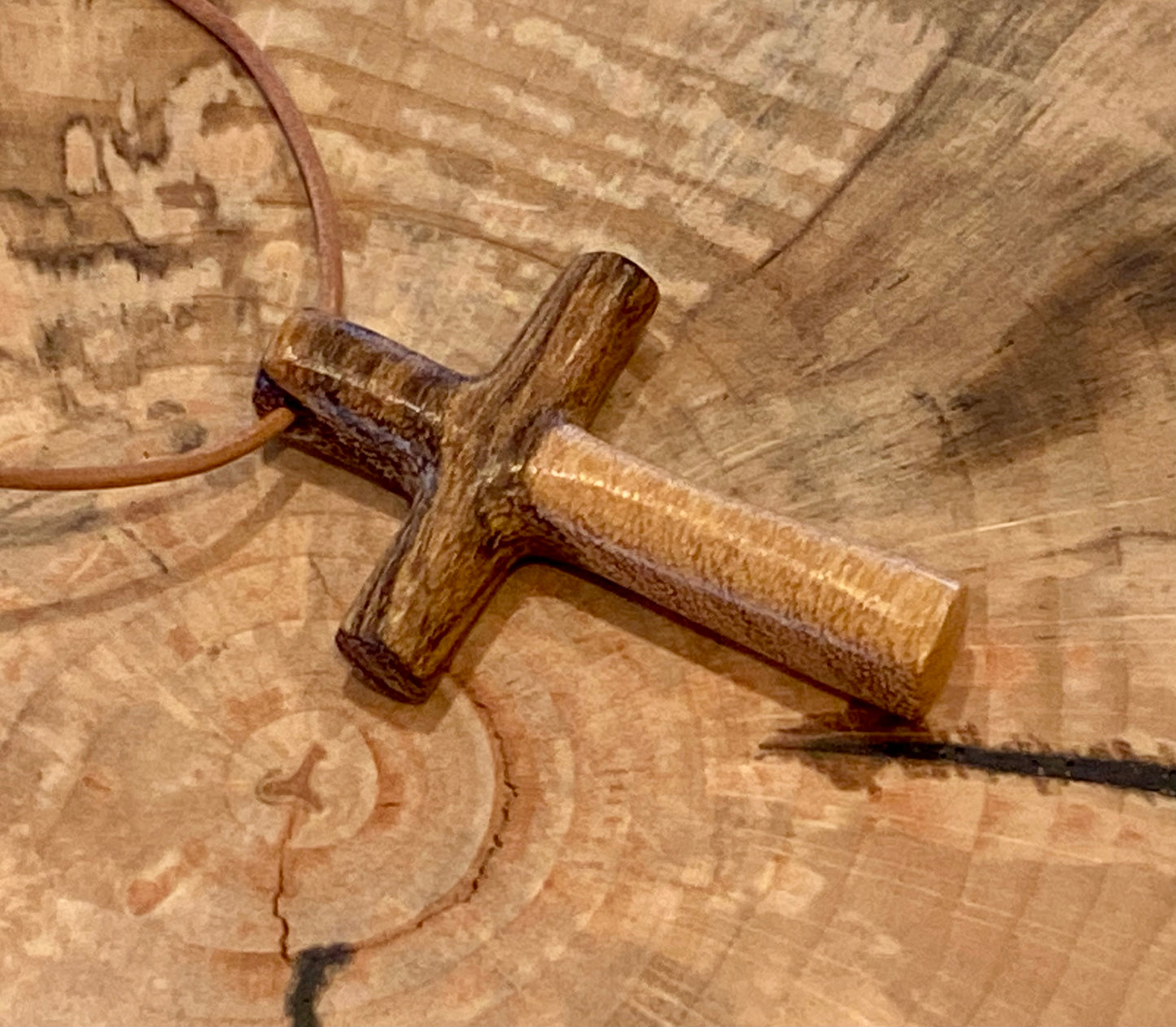Bocote Cross Necklace #2