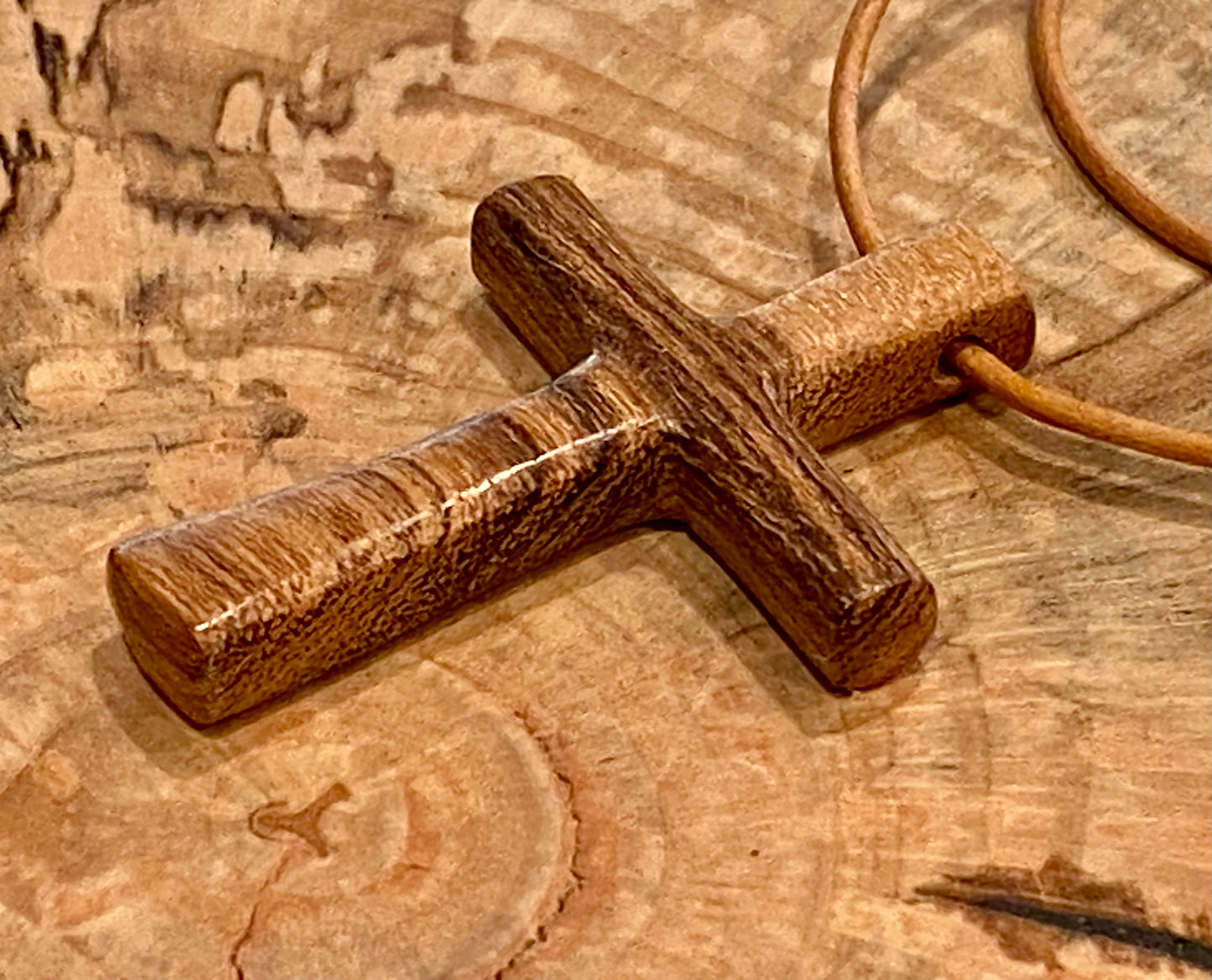 Bocote Cross Necklace #7