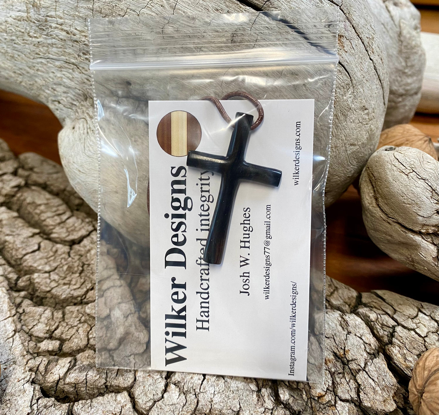 Wood Cross Ebony #2