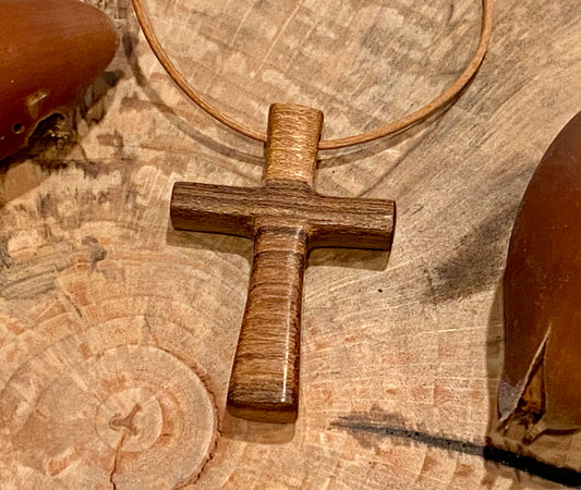 Bocote Cross Necklace #8