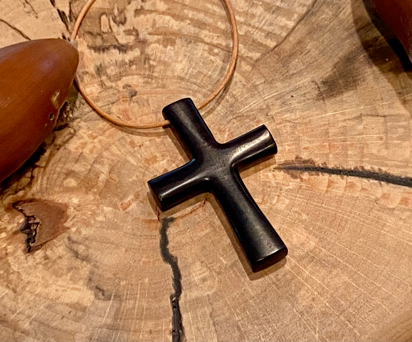 Ebony Cross Necklace #8