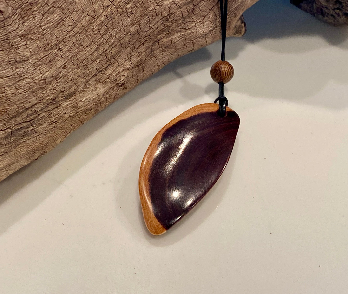 Ebony Worry Pendant