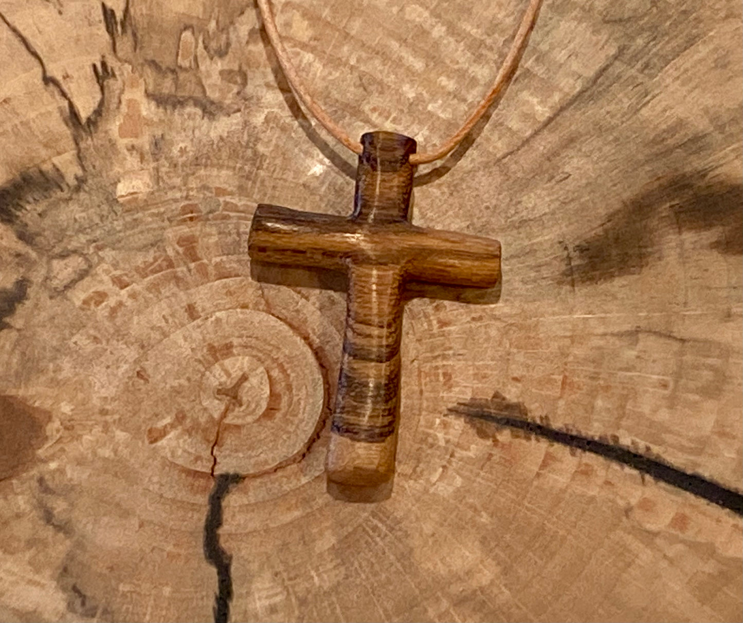 Bocote Cross Necklace #1