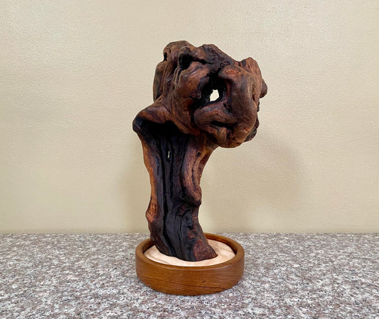 Grape Wood Sculpture