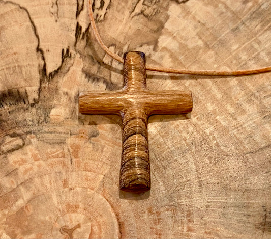 Bocote Cross Necklace #4