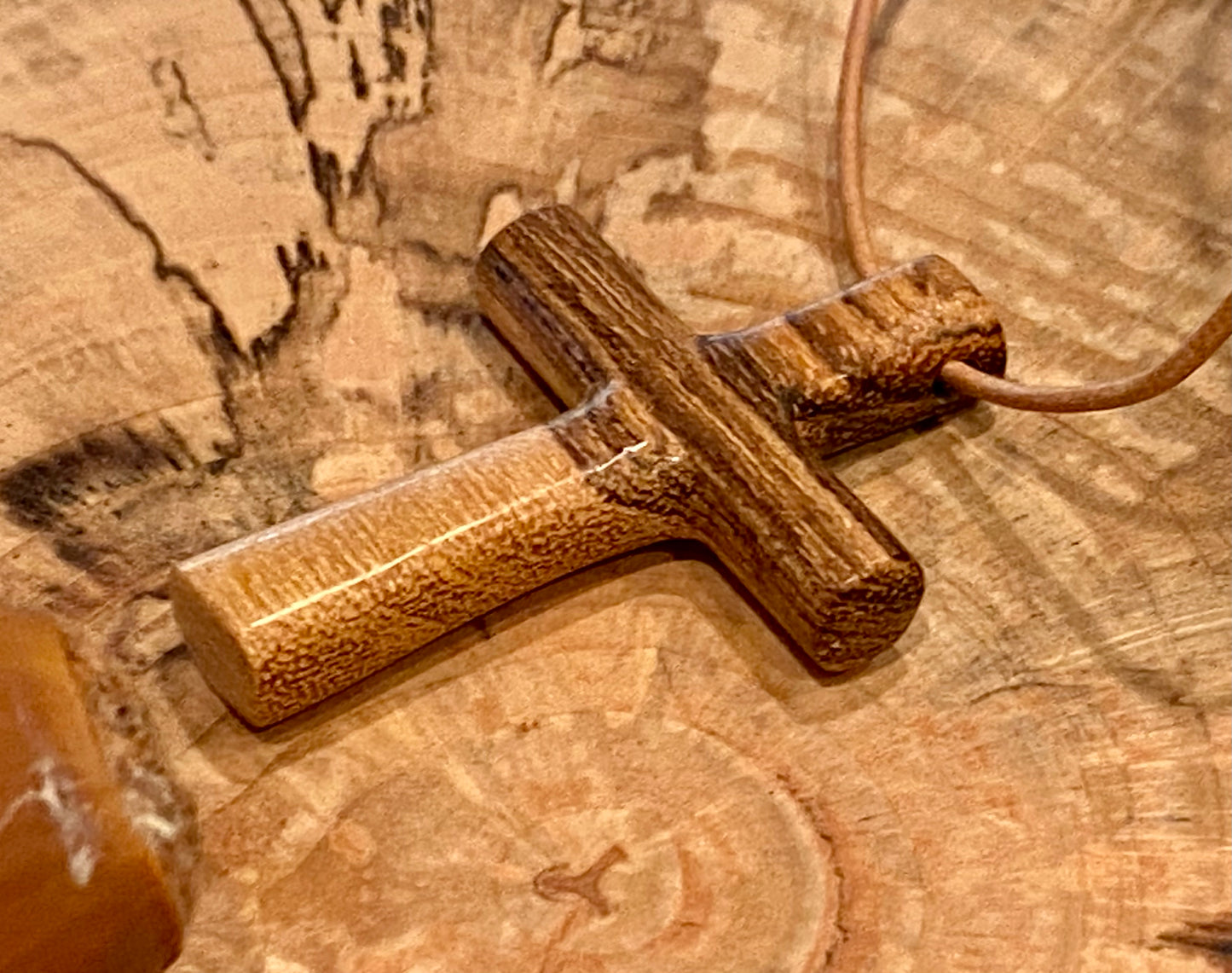 Bocote Cross Necklace #6