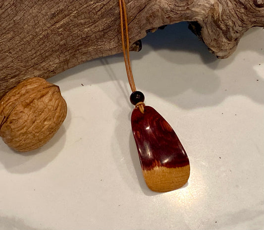 Purple Heart Worry Pendant