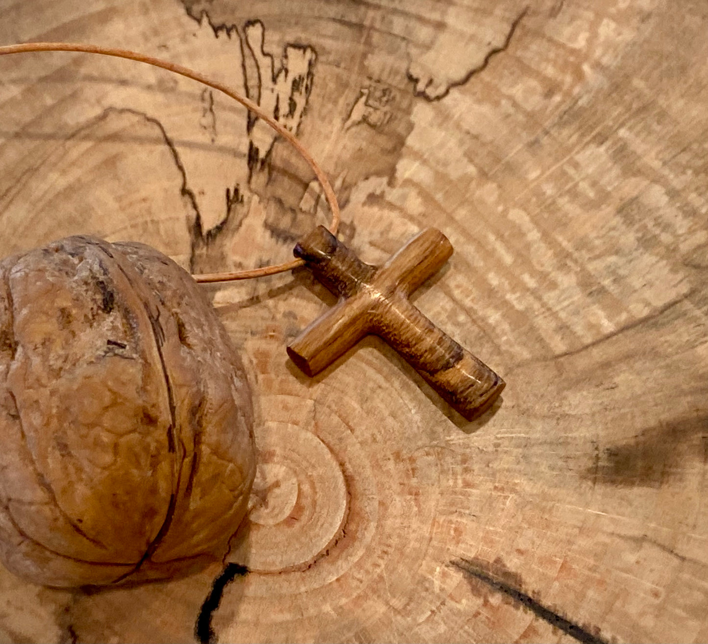 Bocote Cross Necklace #4