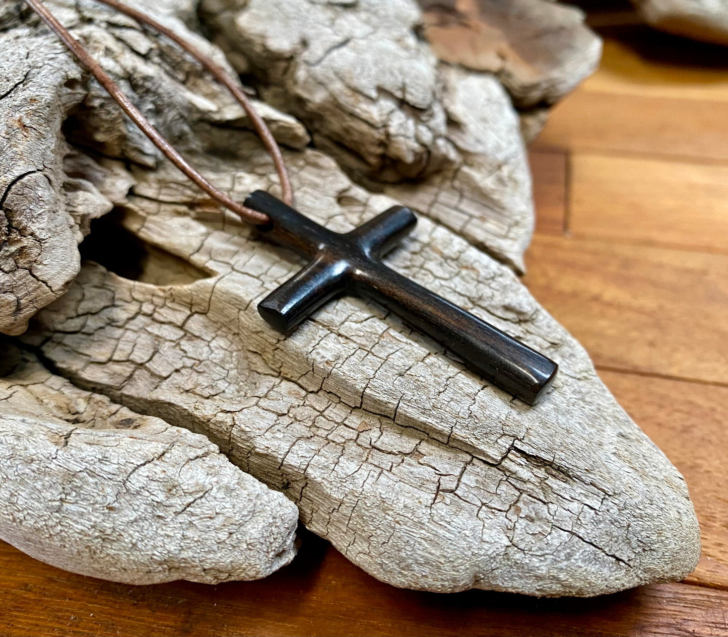 Wood Cross Ebony #2