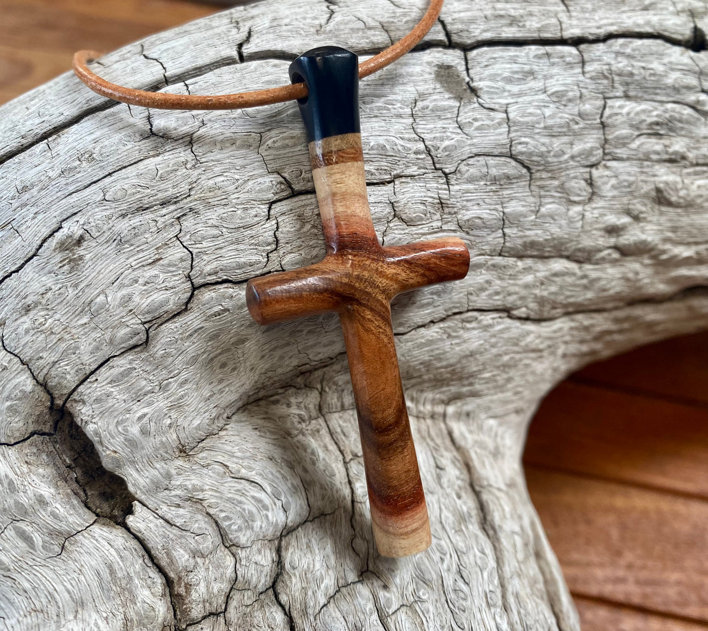 Carob Wood Cross