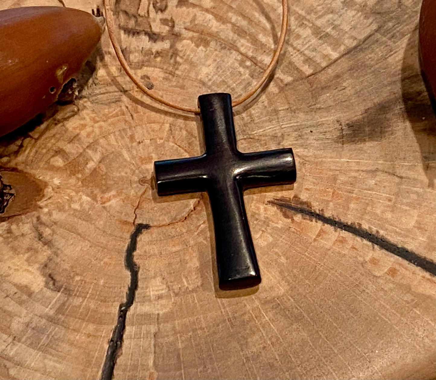 Ebony Cross Necklace #8