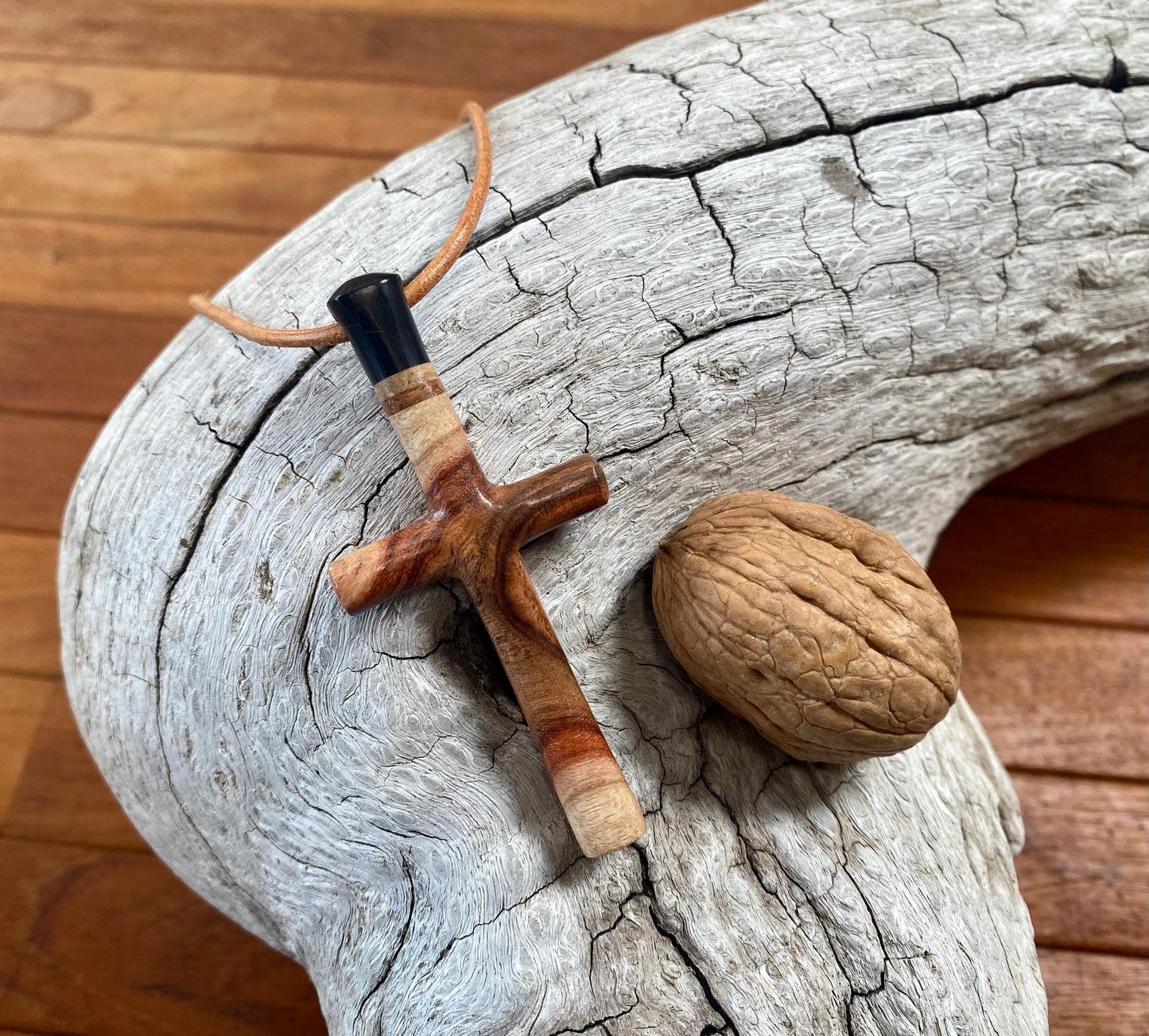 Carob Wood Cross
