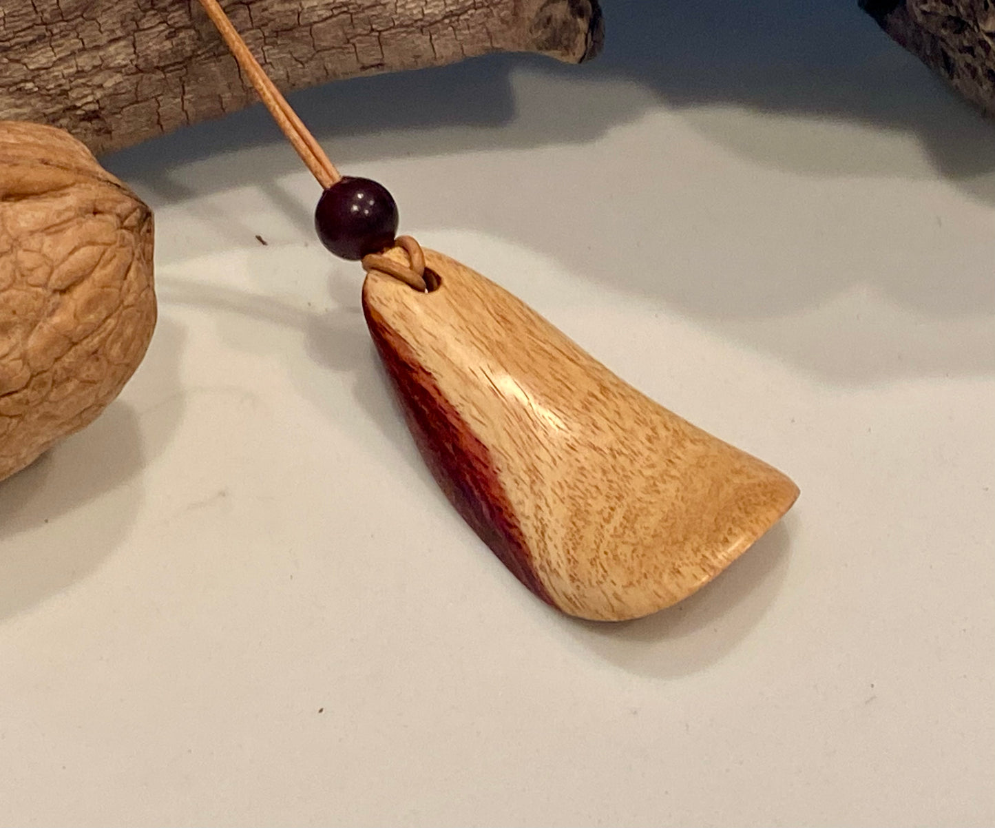 Purple Heart Worry Pendant