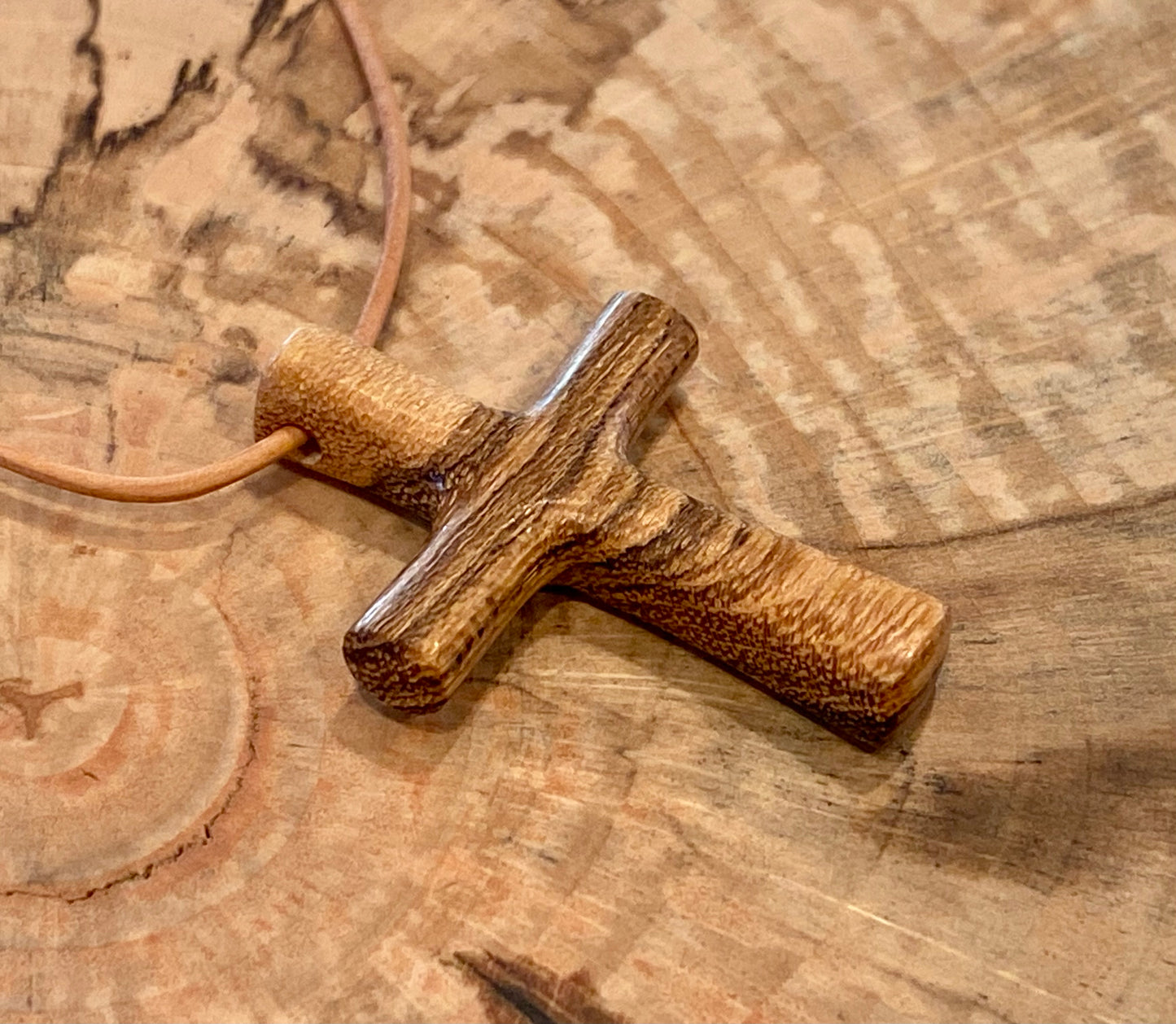 Bocote Cross Necklace #3