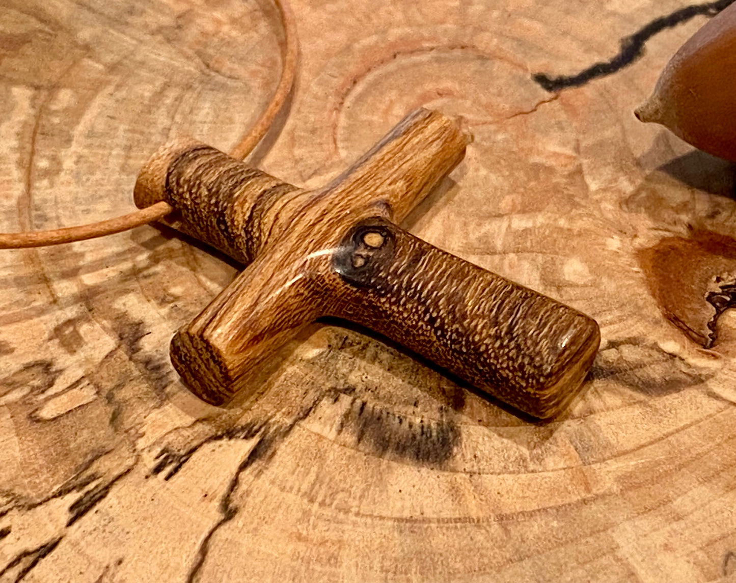 Bocote Cross Necklace #5